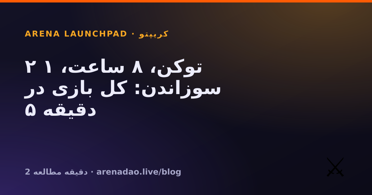 ۲ توکن، ۸ ساعت، ۱ سوزاندن: کل بازی در ۵ دقیقه