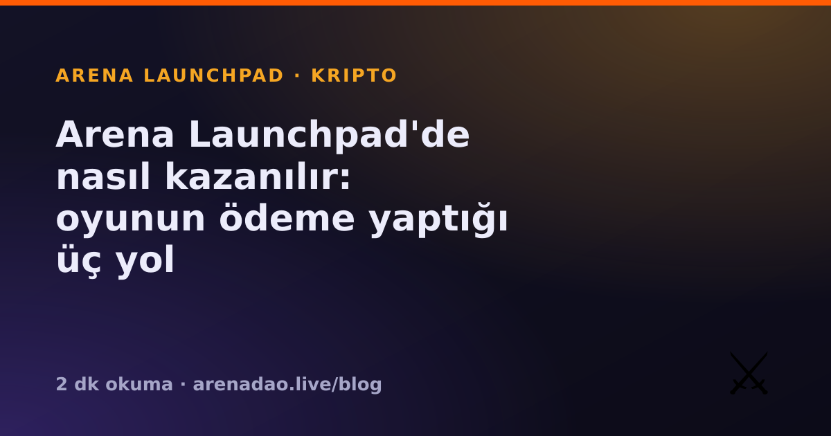 Arena Launchpad'de nasıl kazanılır: oyunun ödeme yaptığı üç yol